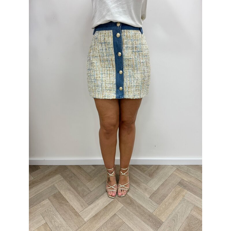 Skirt Boucle Multi Denim Liu Jo 1921
