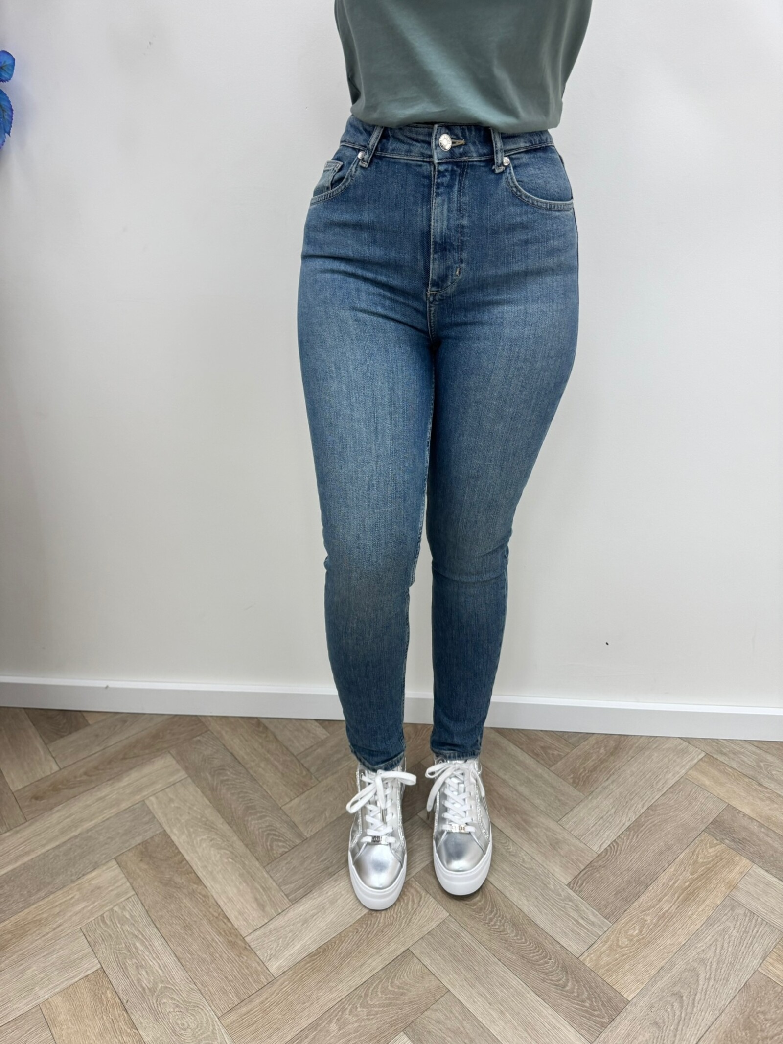 Liu-Jo Jeans LJ Logo Patch Denim Blue Liu jo 1078