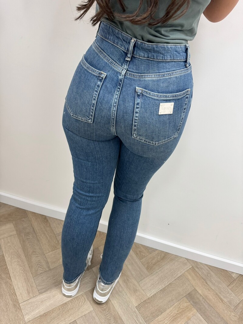 Jeans LJ Logo Patch Denim Blue Liu jo 1078