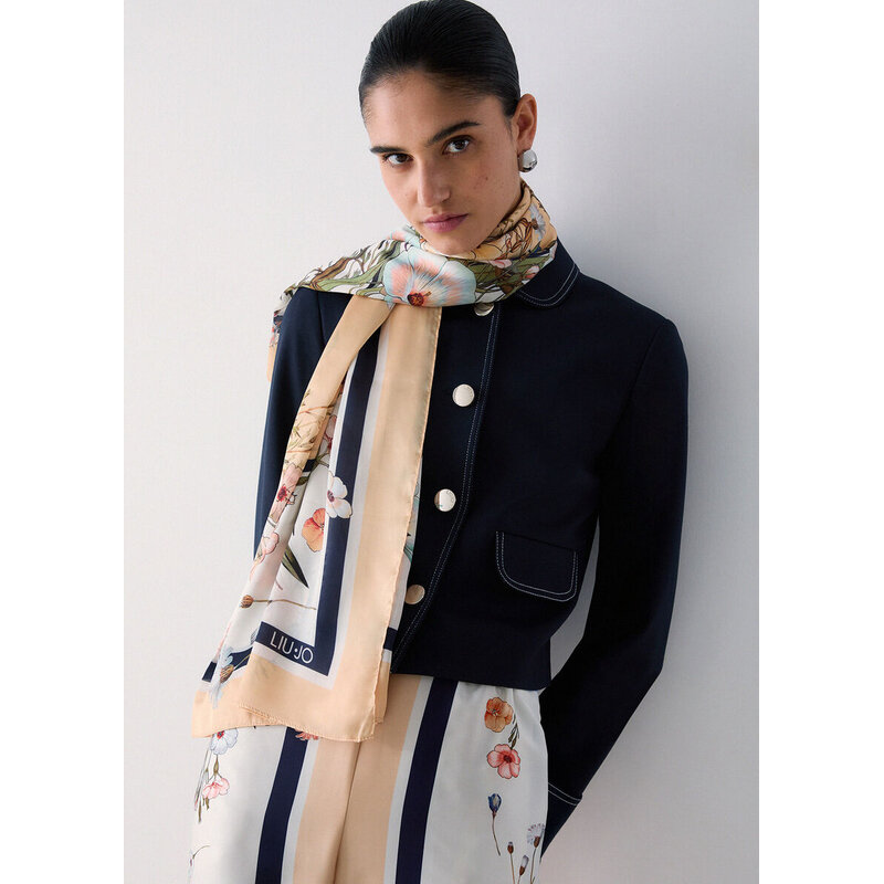 Big sjaal Satin Blooming Liu Jo 1893