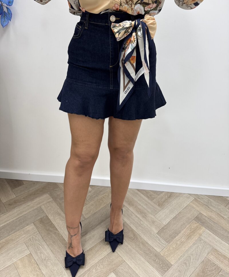 Skirt Rouches Denim Liu Jo 1923
