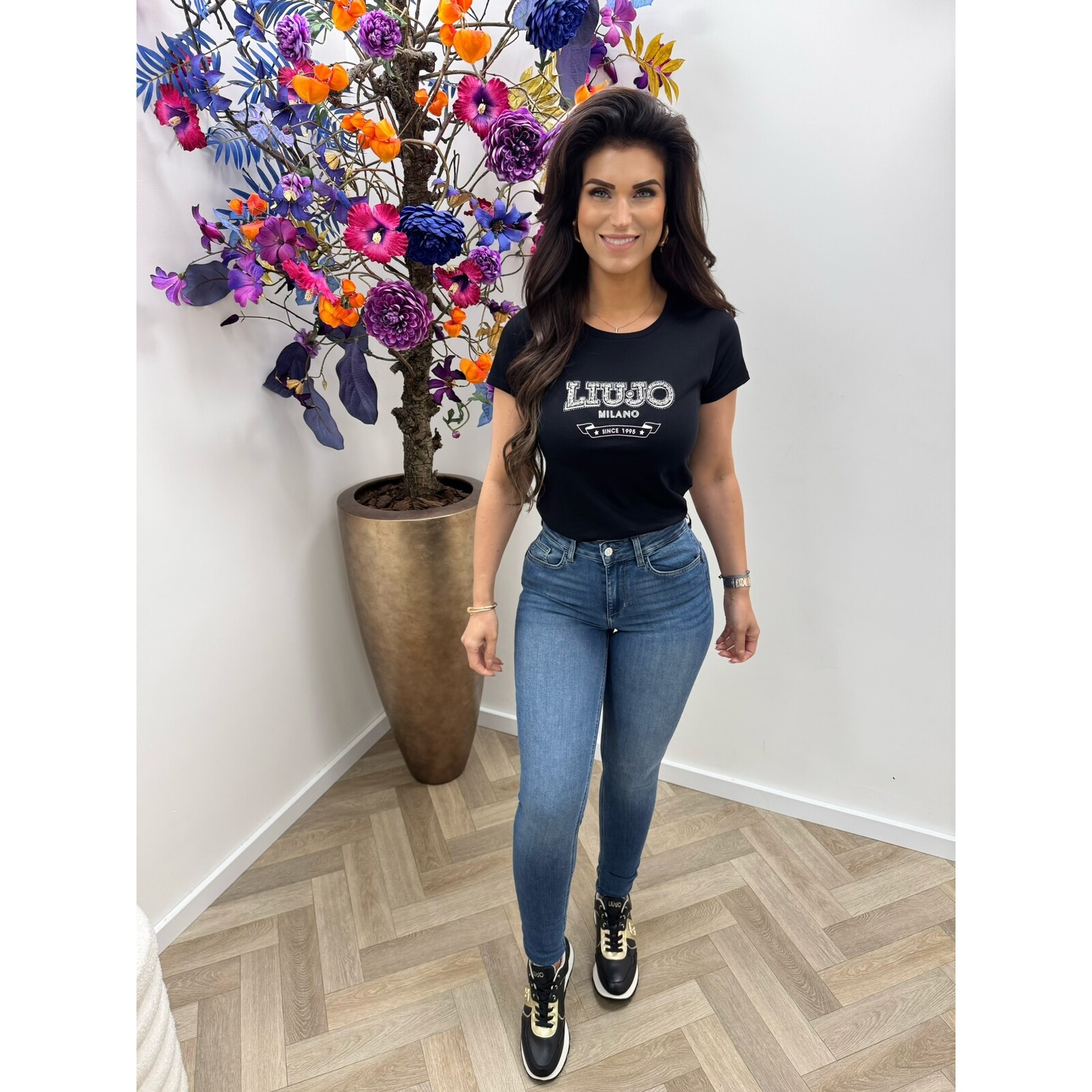 Liu-Jo T-Shirt Nellie Logo Black Liu Jo 1940