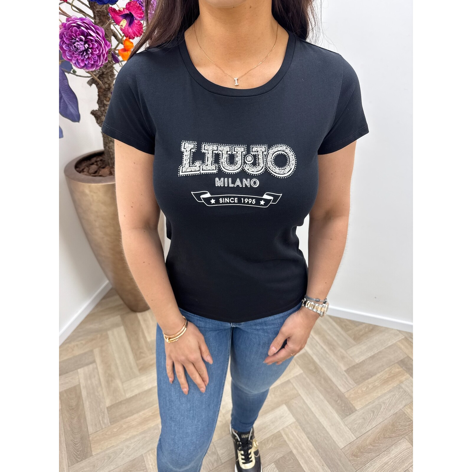 Liu-Jo T-Shirt Nellie Logo Black Liu Jo 1940
