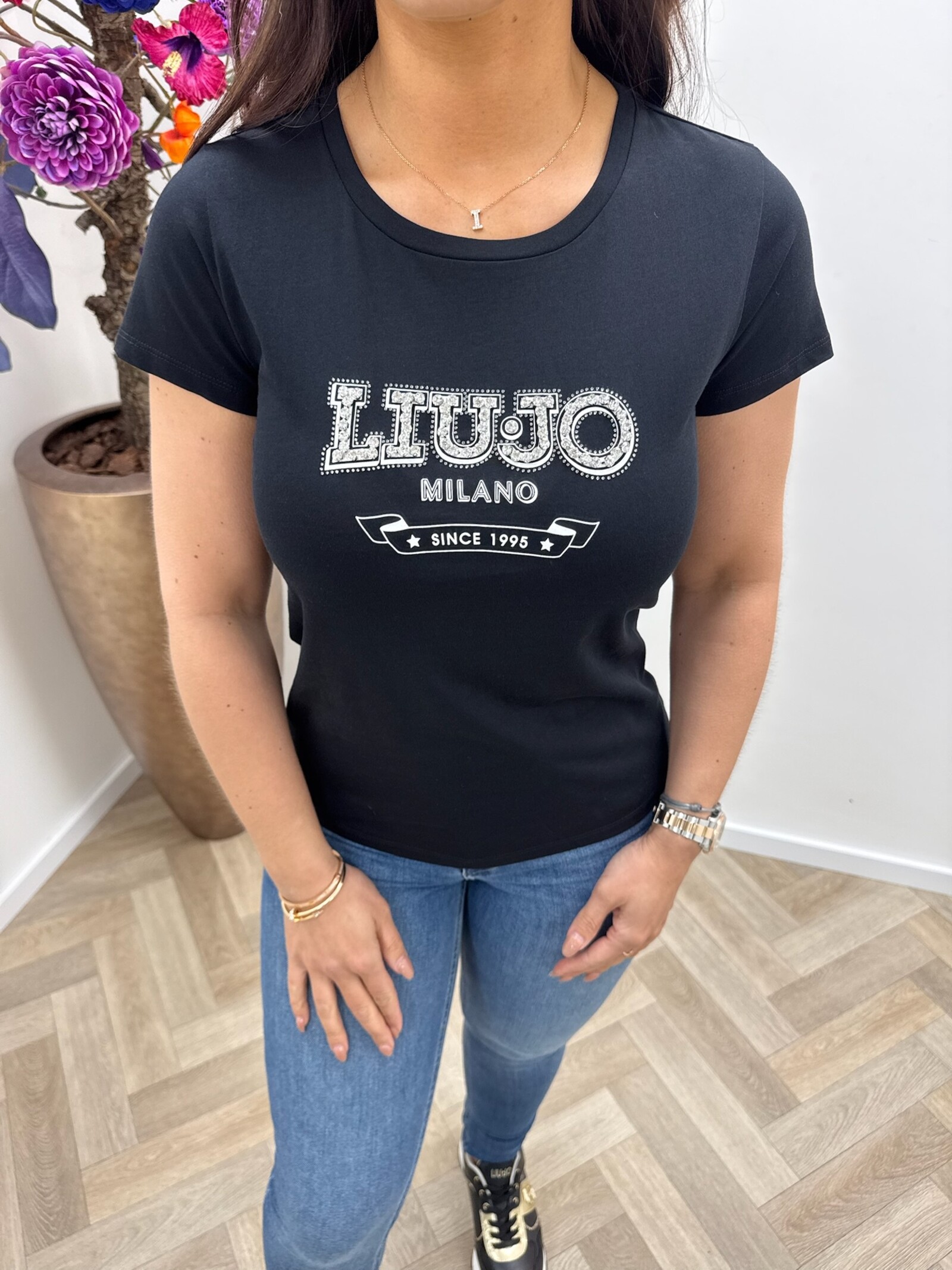 Liu-Jo T-Shirt Nellie Logo Black Liu Jo 1940