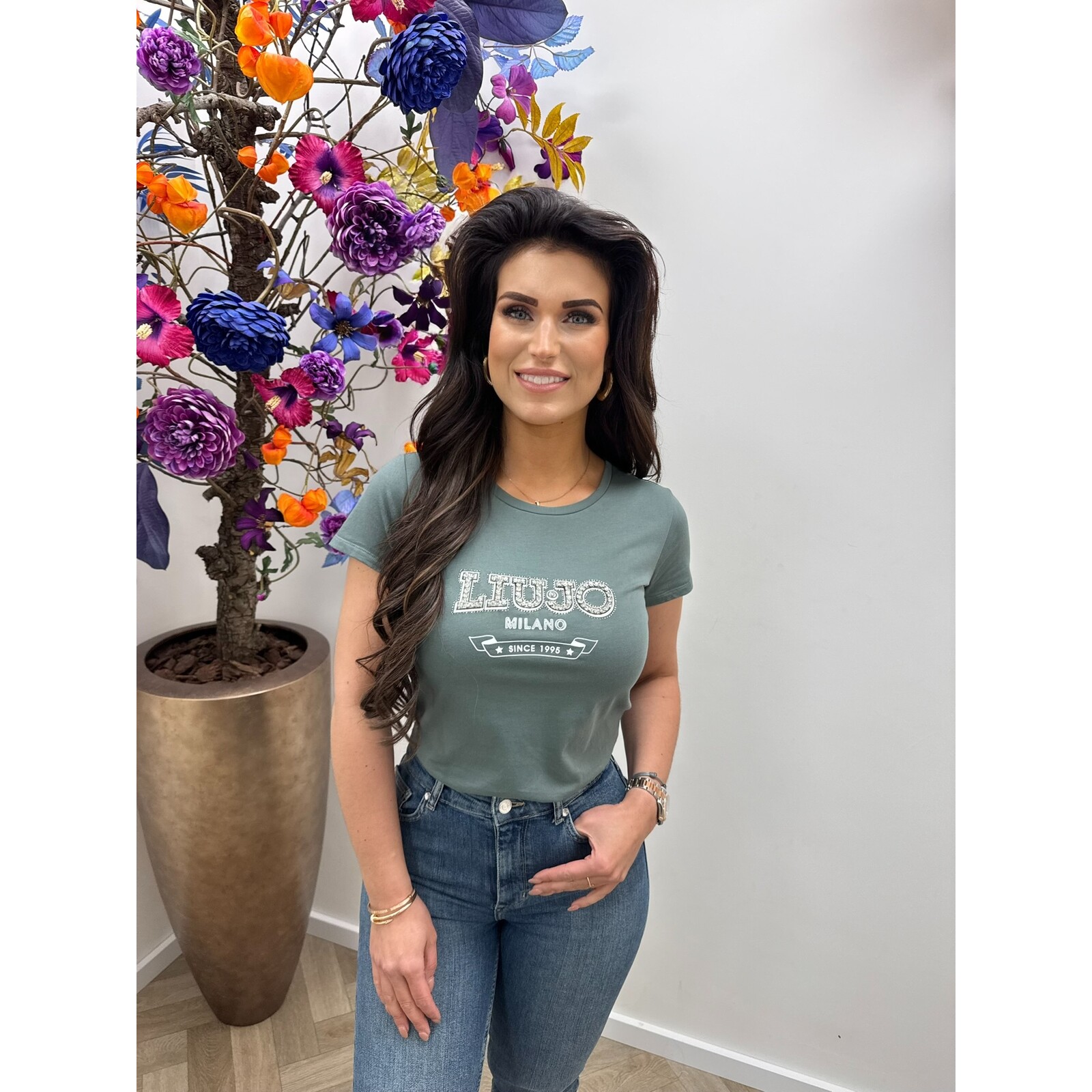 Liu-Jo T-Shirt Nellie Logo Millitary Liu Jo 1946