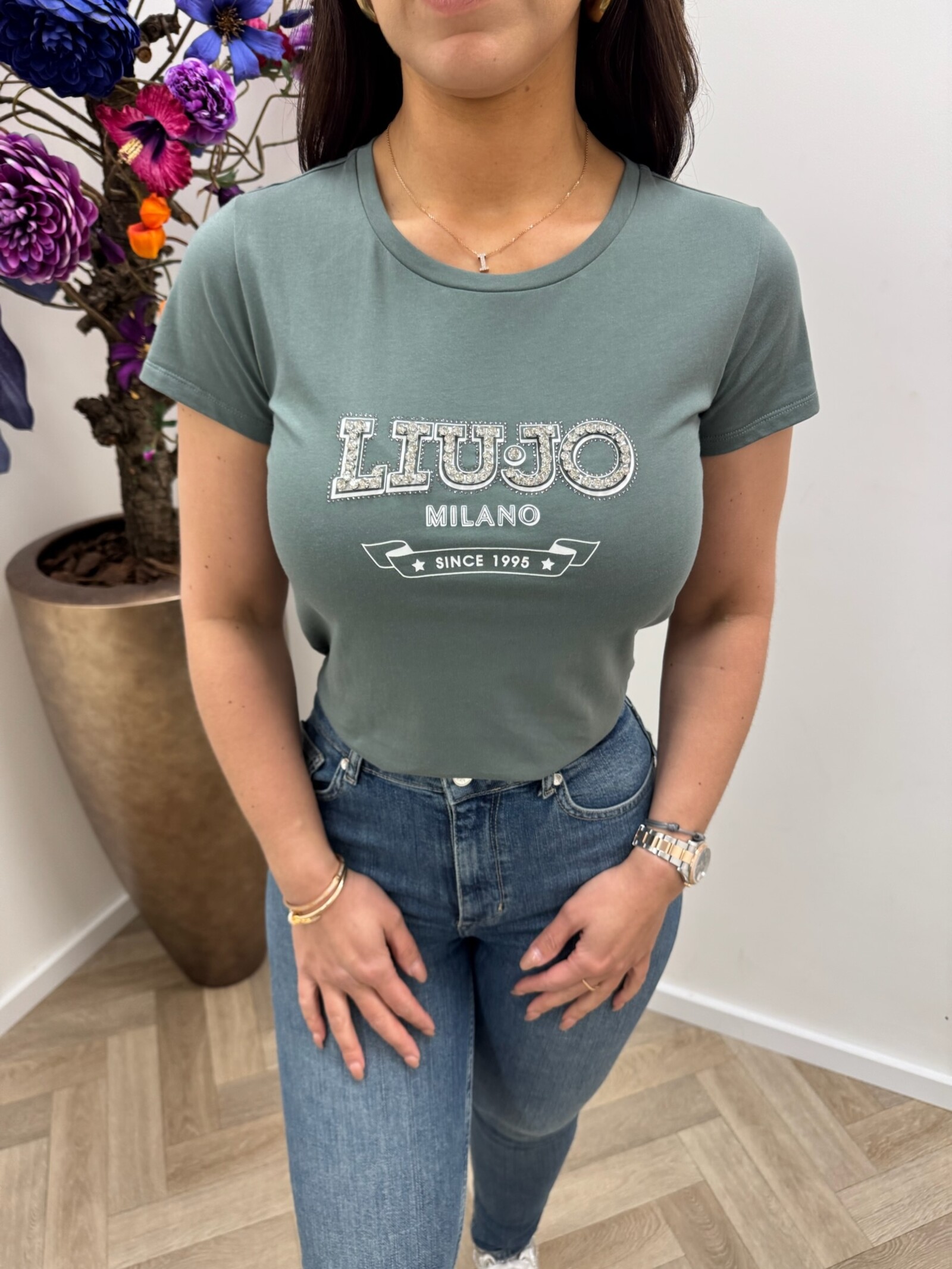 Liu-Jo T-Shirt Nellie Logo Millitary Liu Jo 1946