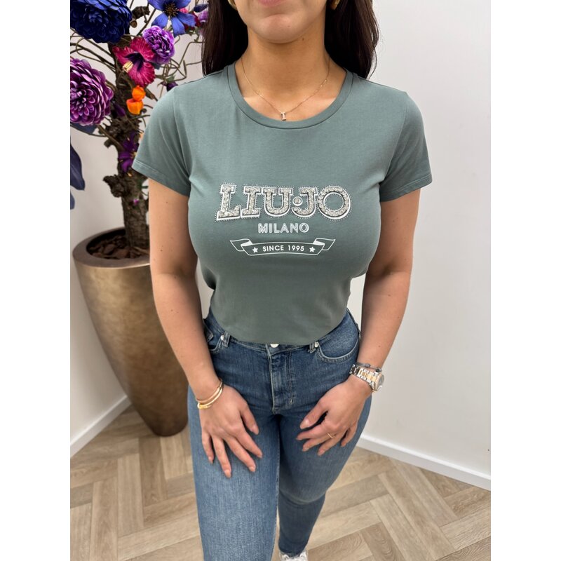 T-Shirt Nellie Logo Millitary Liu Jo 1946