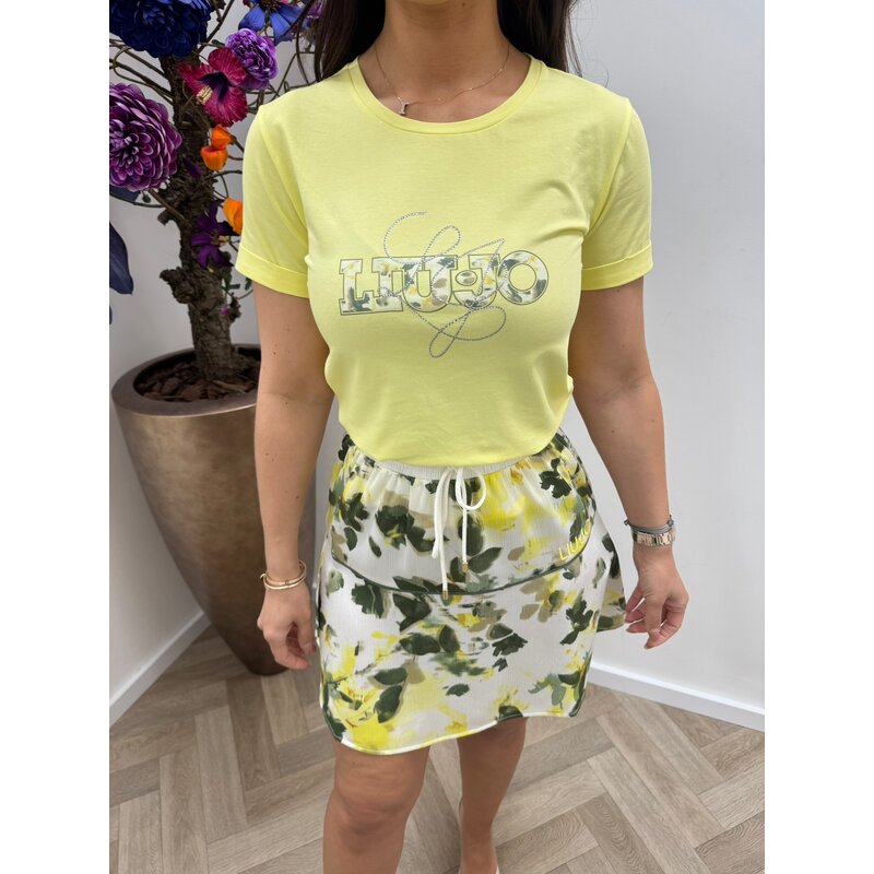 T-Shirt Flower Liu jo Green 1938