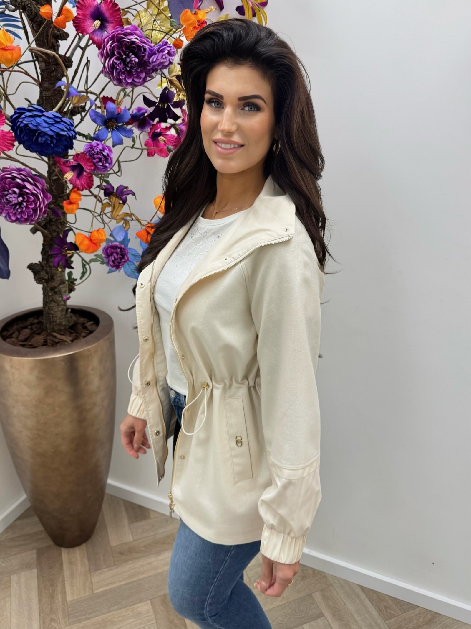 Liu-Jo Jacket Lurex Glitter Champagne Liu Jo 1088