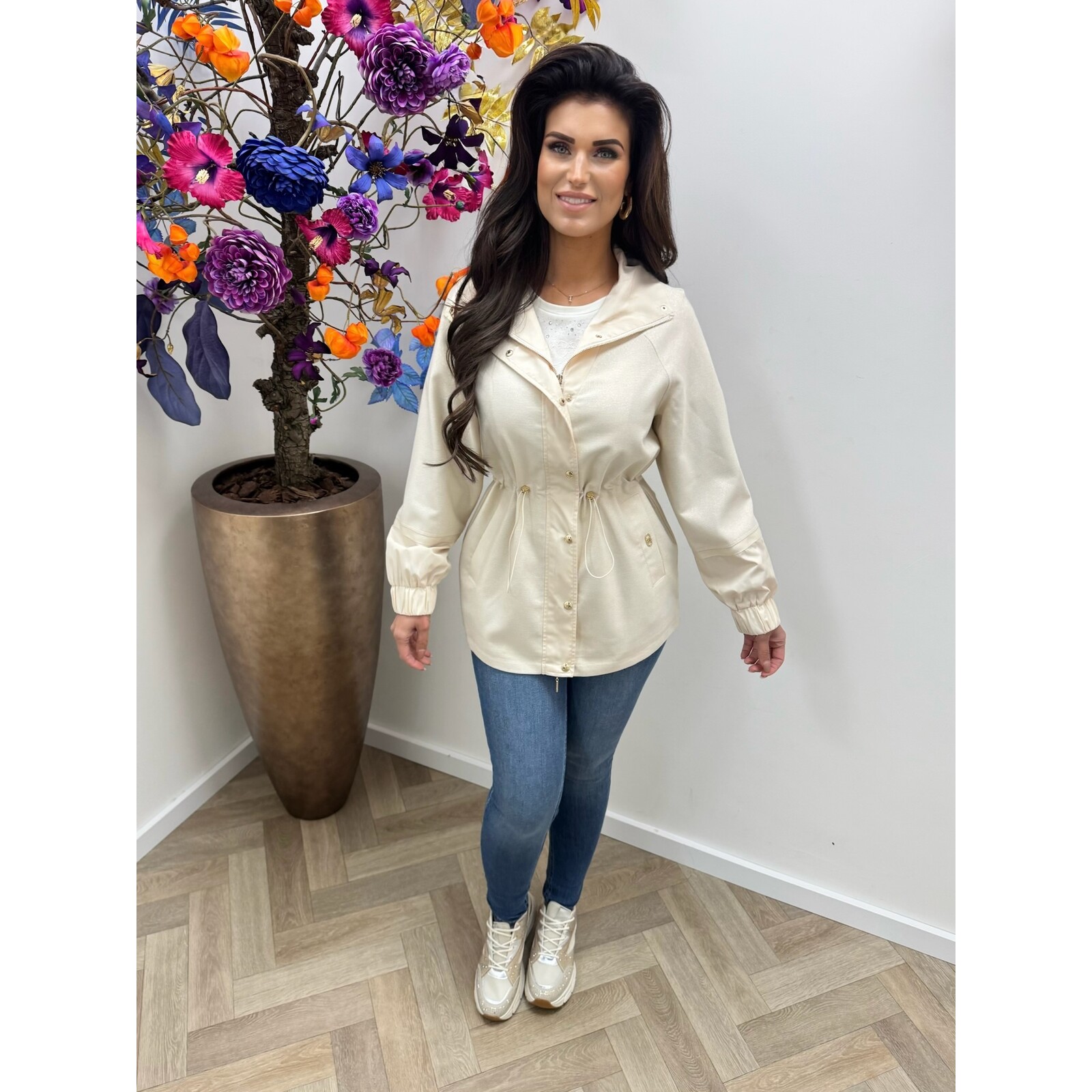 Liu-Jo Jacket Lurex Glitter Champagne Liu Jo 1088