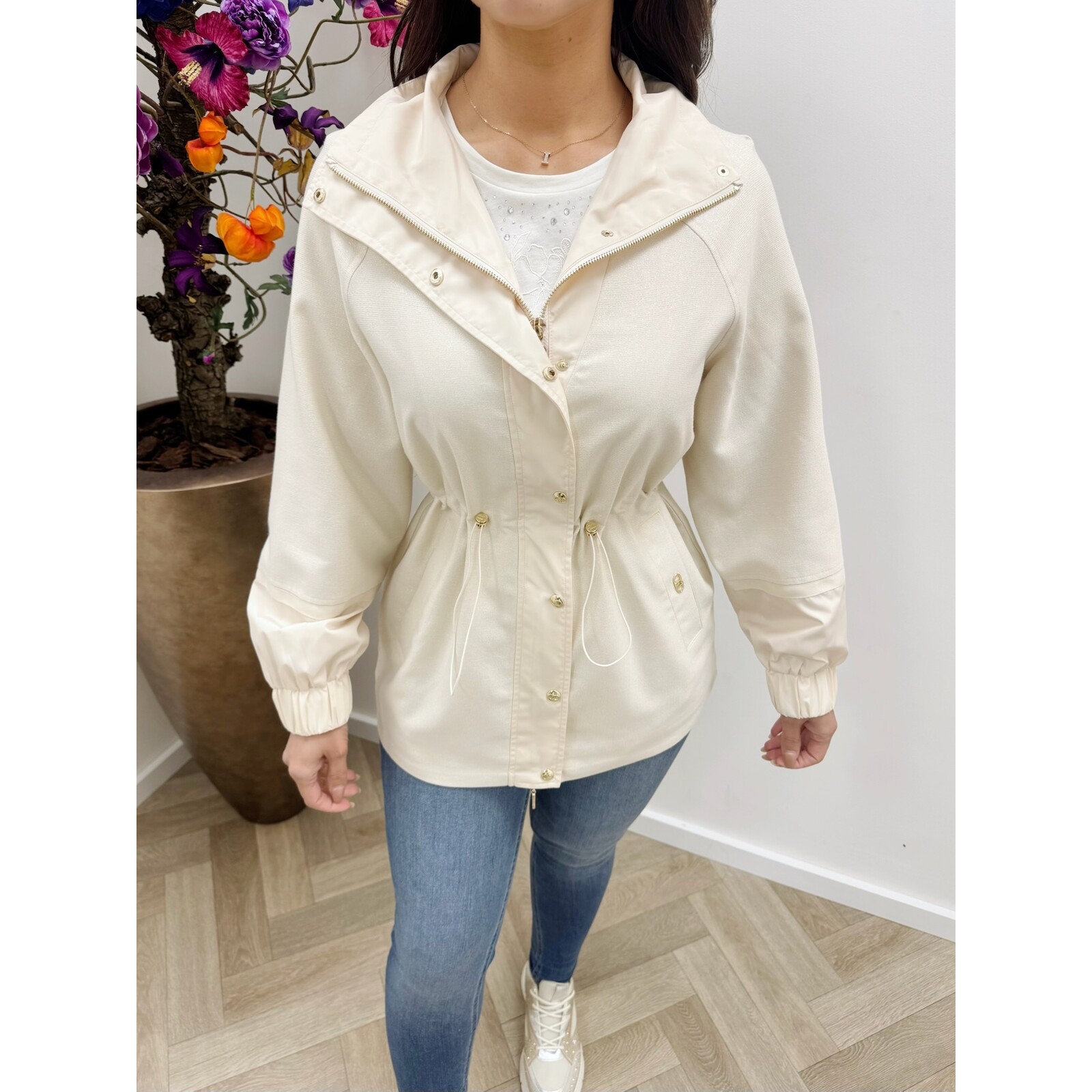 Liu-Jo Jacket Lurex Glitter Champagne Liu Jo 1088