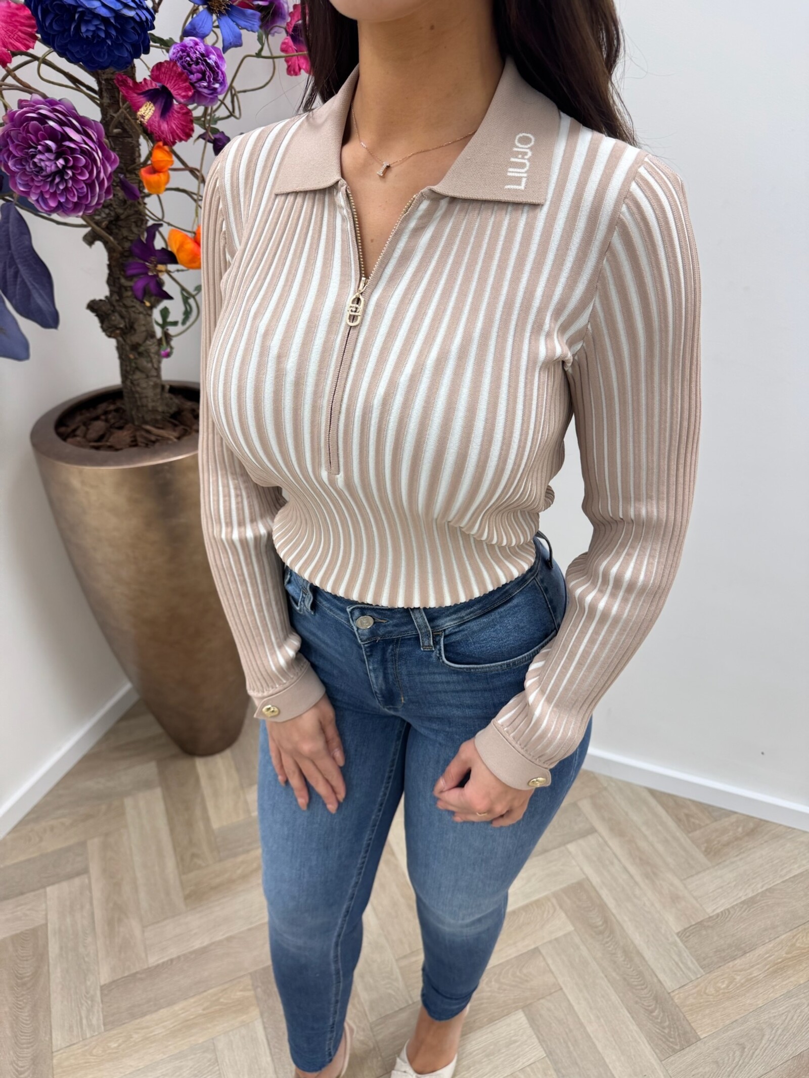 Liu-Jo Top Maglia Chiusa Almond Liu Jo 1850