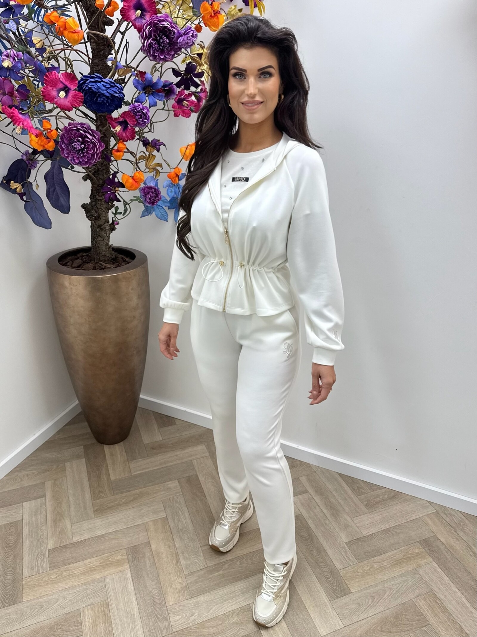 Liu-Jo Zipper vest Felpa White Milk Liu Jo 1917
