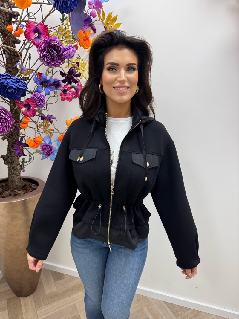 Luxury Jacket Black Liu jo 1925