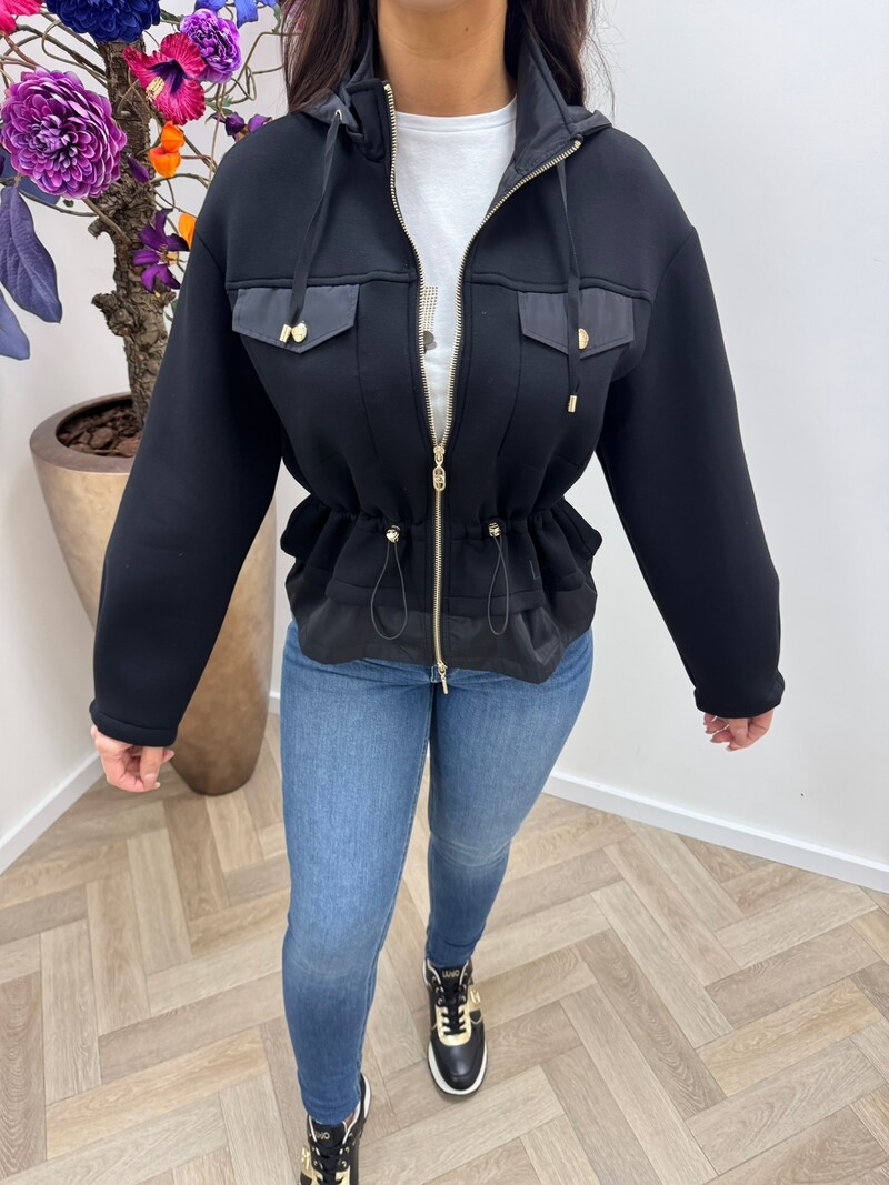 Luxury Jacket Black Liu jo 1925