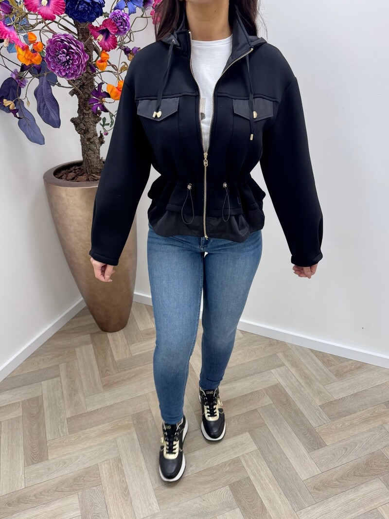 Luxury Jacket Black Liu jo 1925