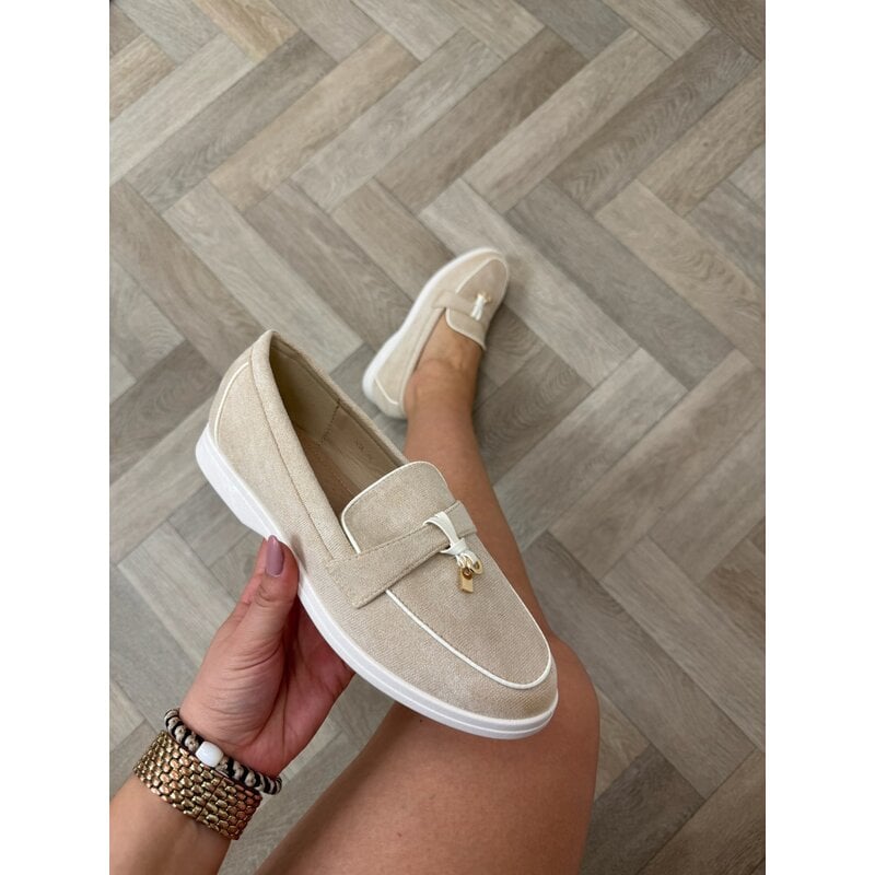 Loafers Stella Suede 818 Beige