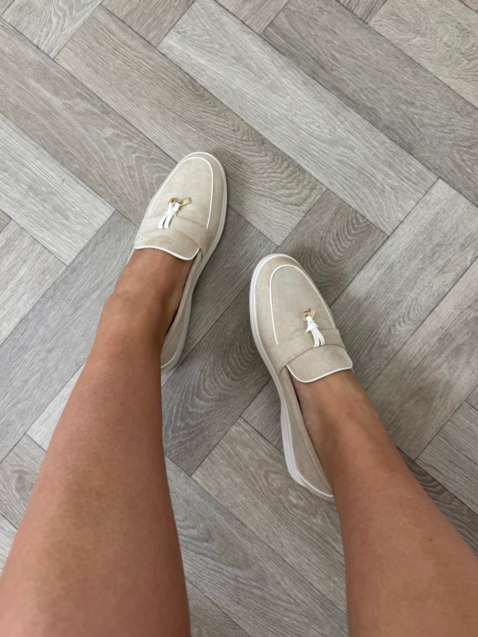 Loafers Stella Suede 818 Beige