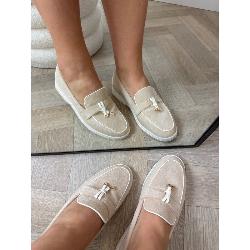 Loafers Stella Suede 818 Beige