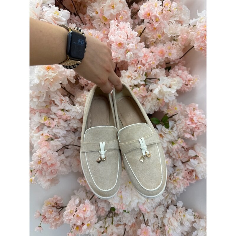 Loafers Stella Suede 818 Beige