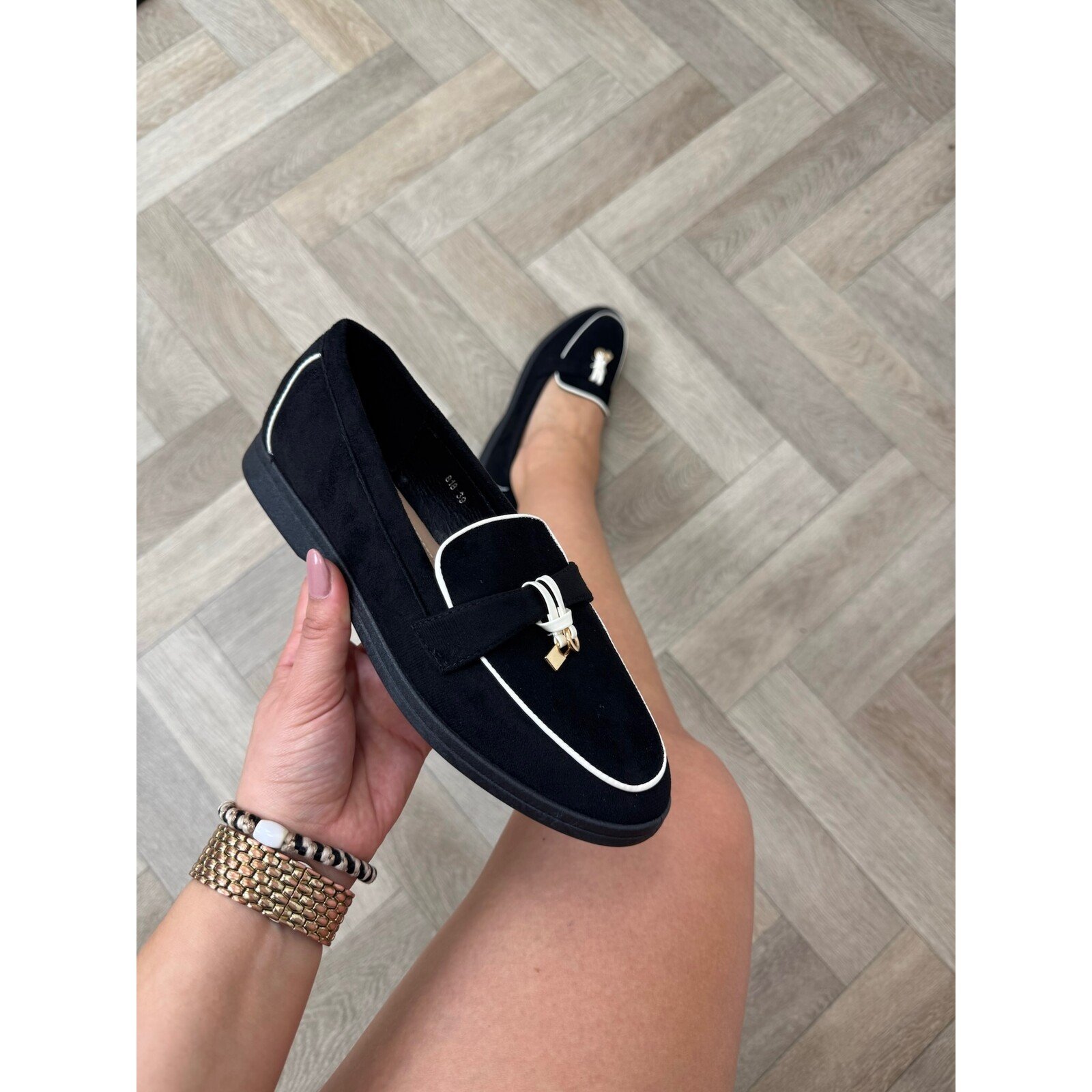 Loafers Stella Suede 818 Black