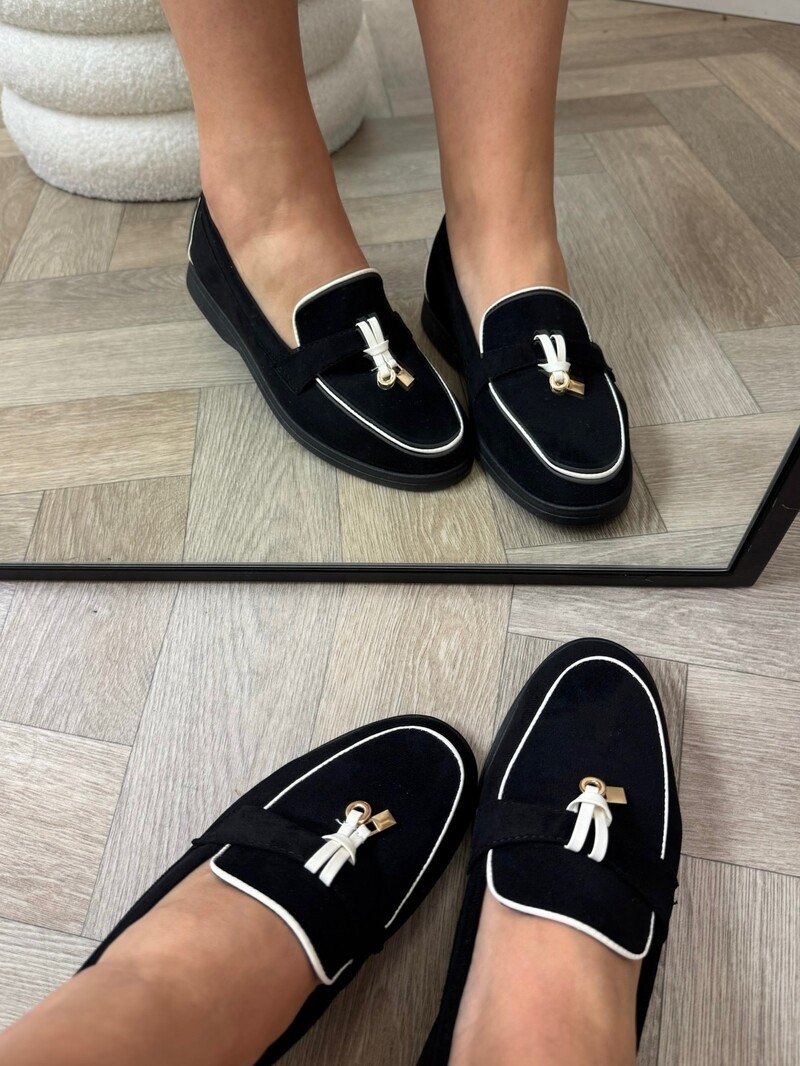 Loafers Stella Suede 818 Black