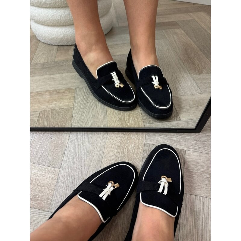 Loafers Stella Suede 818 Black
