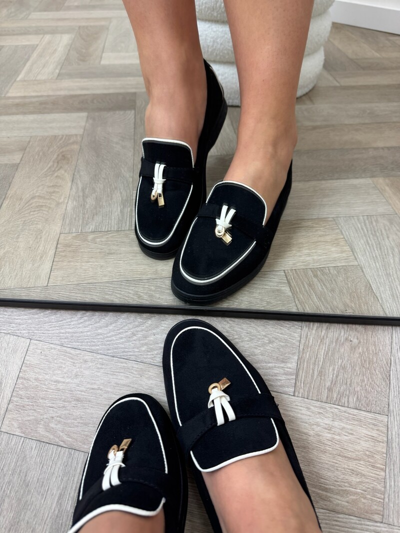 Loafers Stella Suede 818 Black