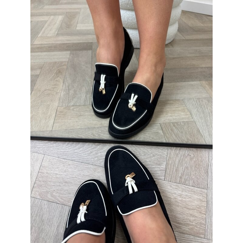 Loafers Stella Suede 818 Black