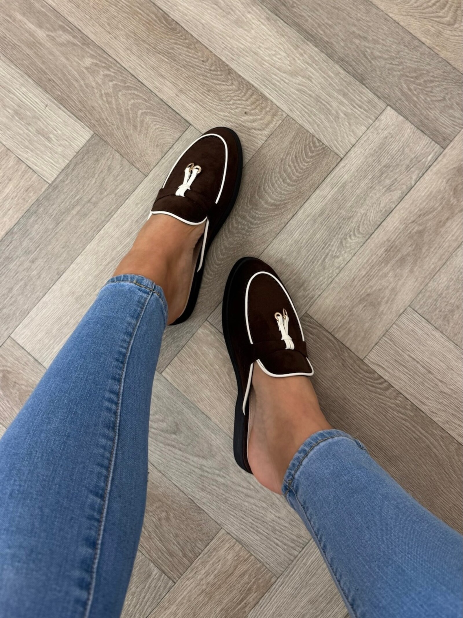 Loafer Slippers Suede 816 Choco