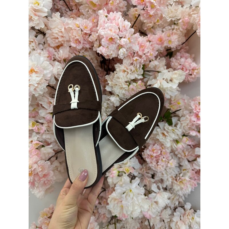 Loafer Slippers Suede 816 Choco