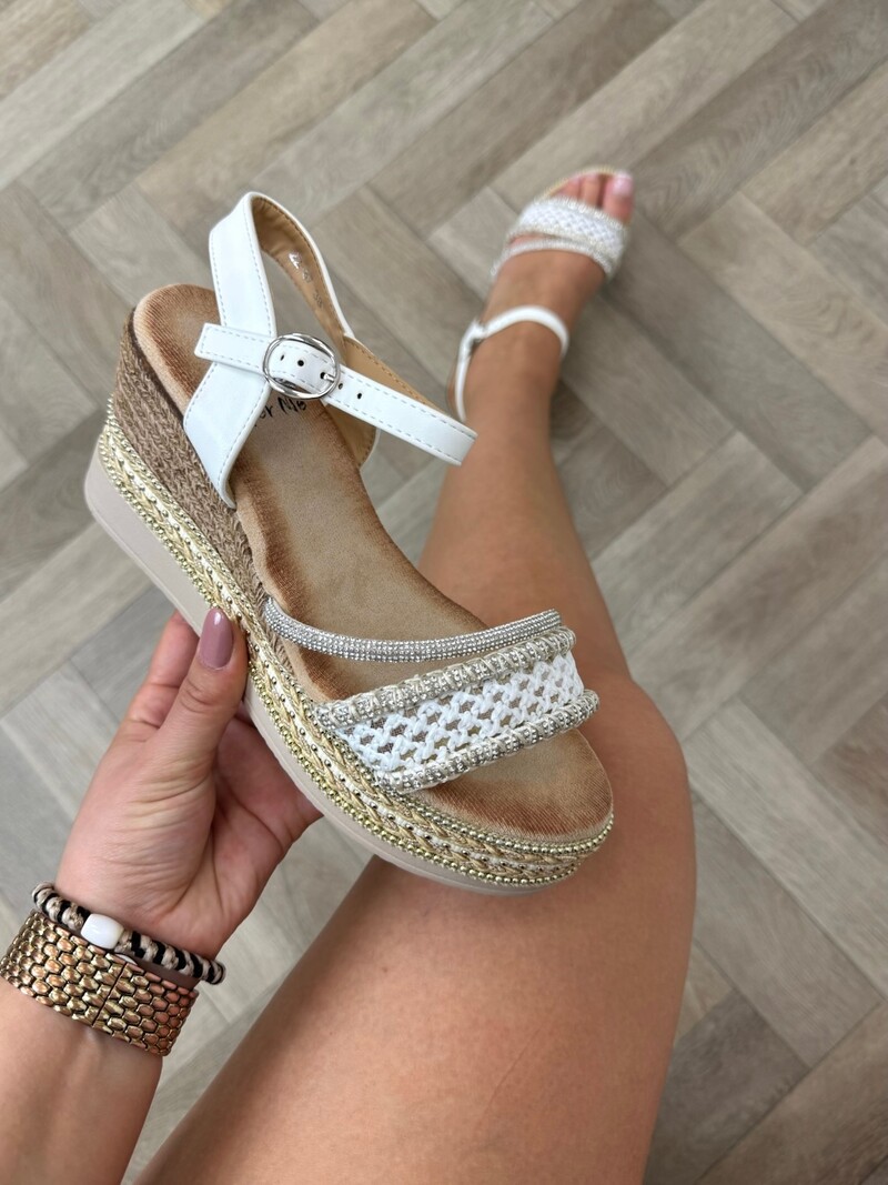 Wedges Goldie 22-87 White