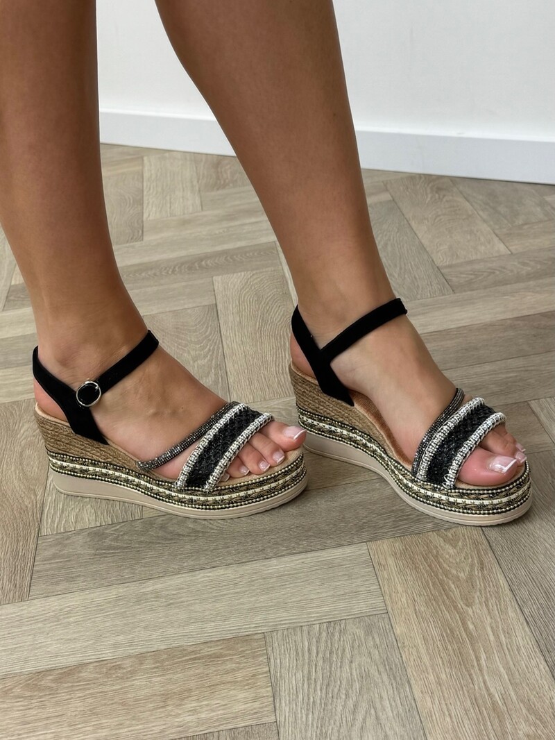 Wedges Goldie 22-87 Black