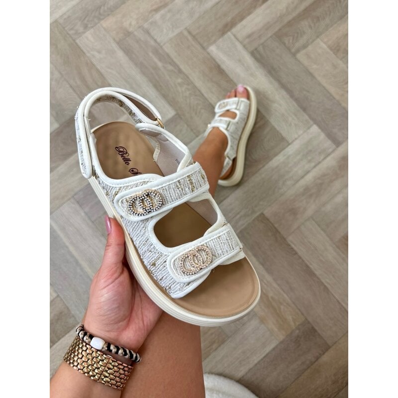 Sandaal Channie Tweed 88-21 Beige