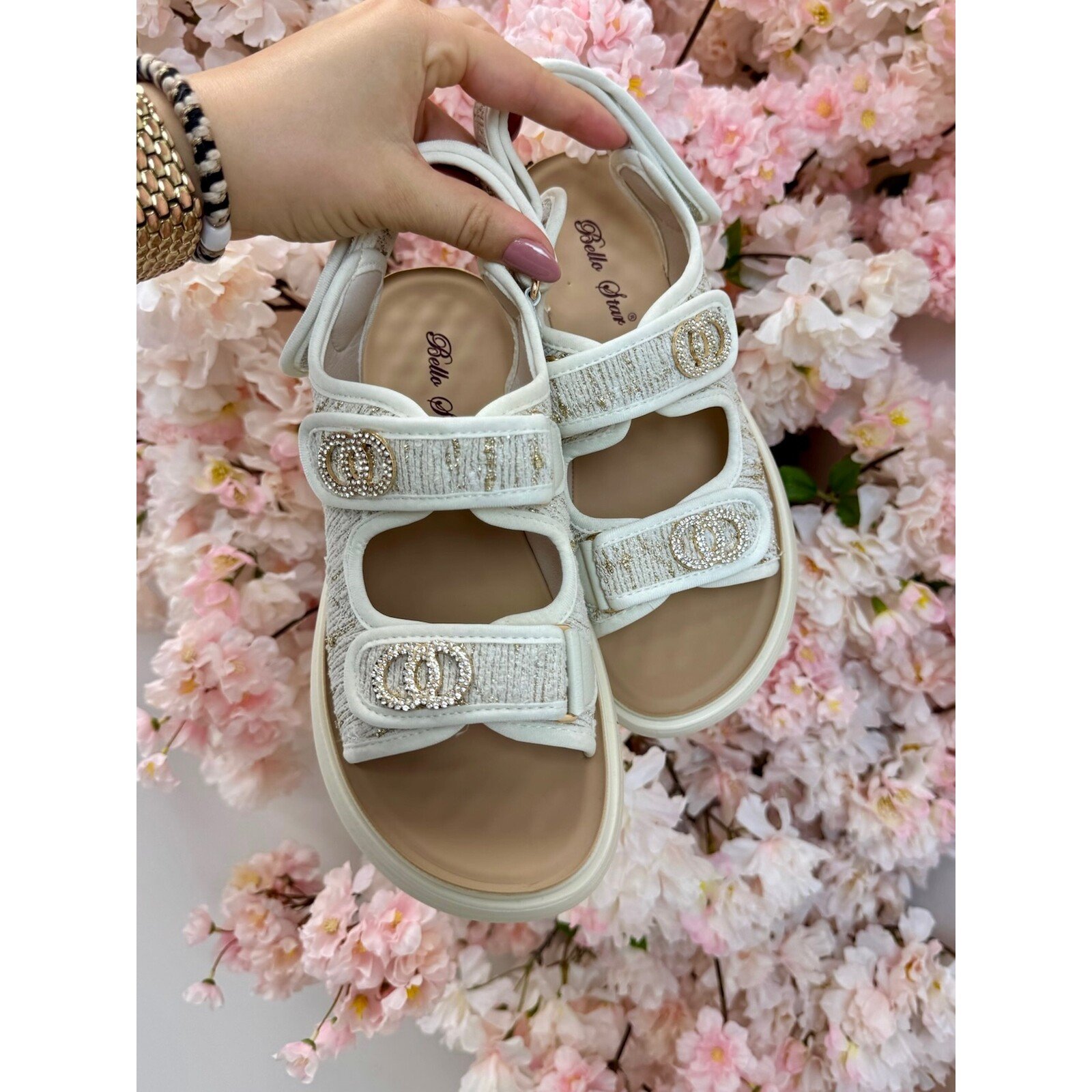 Sandaal Channie Tweed 88-21 Beige