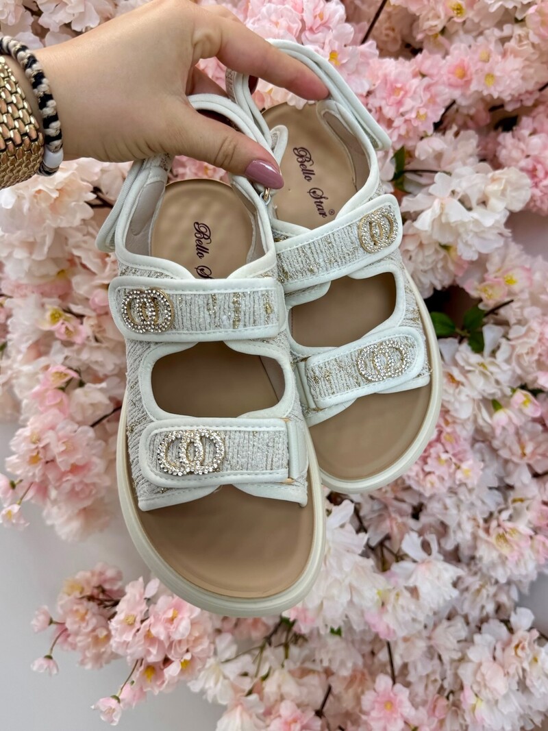 Sandaal Channie Tweed 88-21 Beige