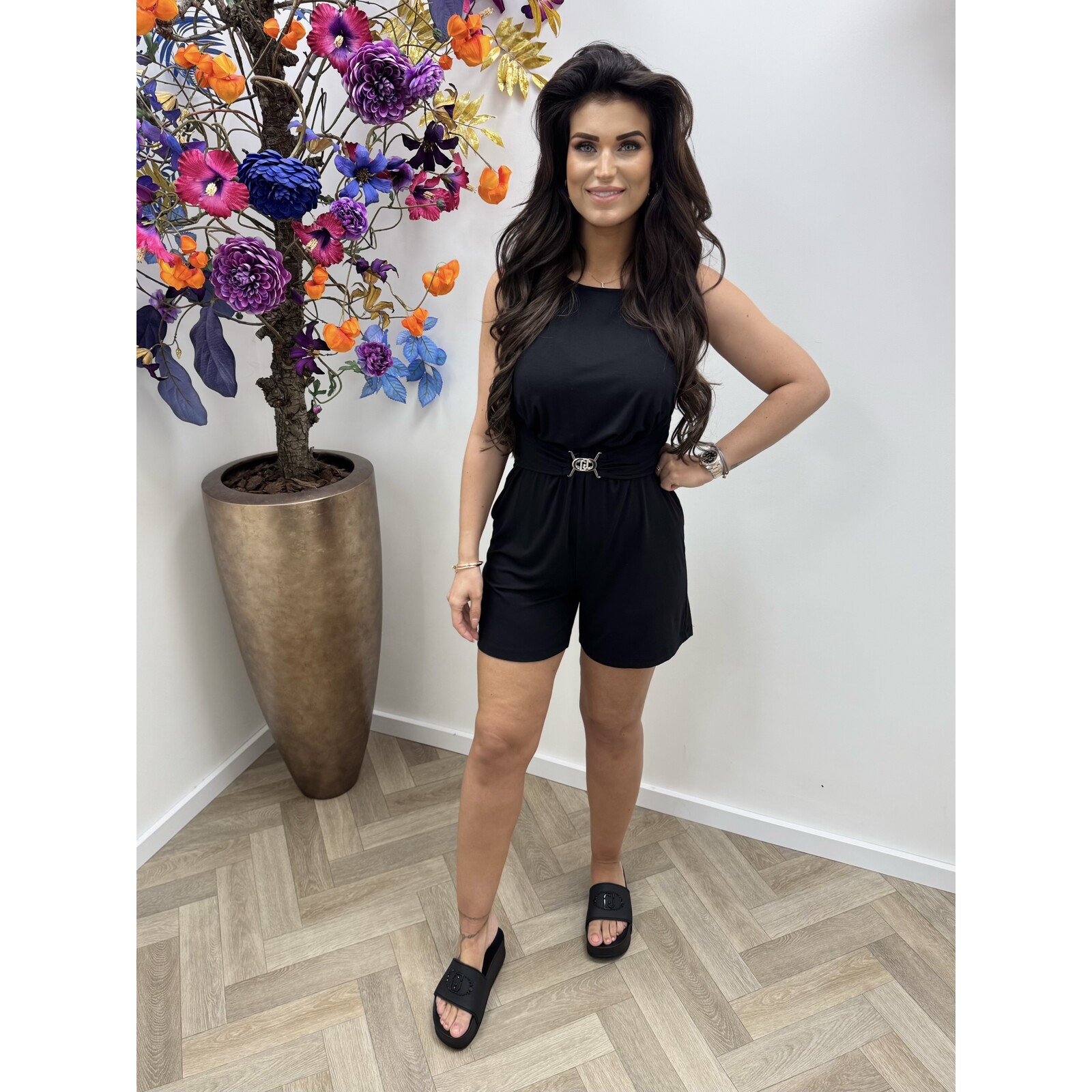 Liu-Jo Jumpsuit Tutina Logo Liu Jo Black 1932