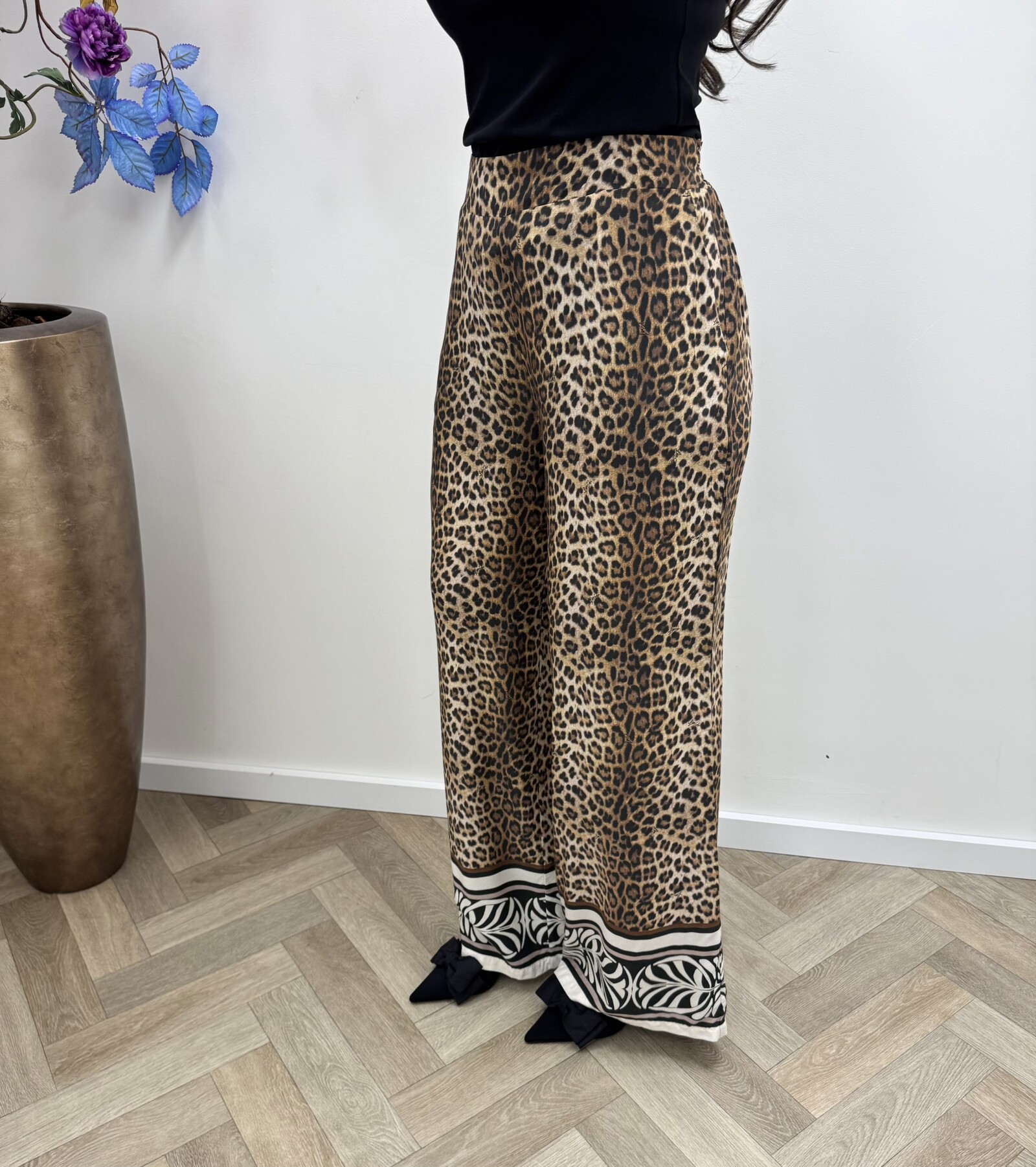 Liu-Jo Pants Satin Animalier Liu Jo 1931