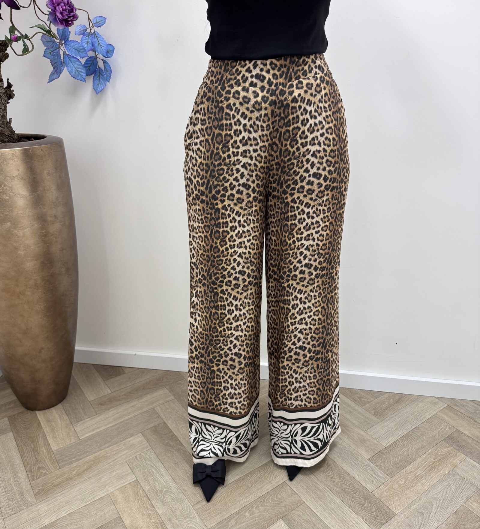 Liu-Jo Pants Satin Animalier Liu Jo 1931