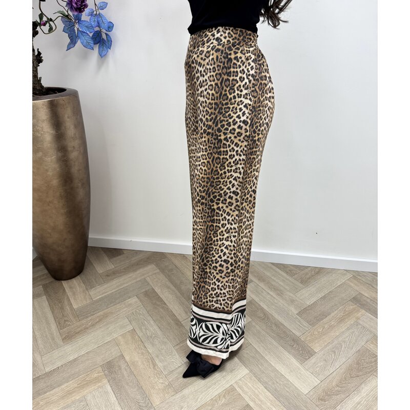 Pants Satin Animalier Liu Jo 1931