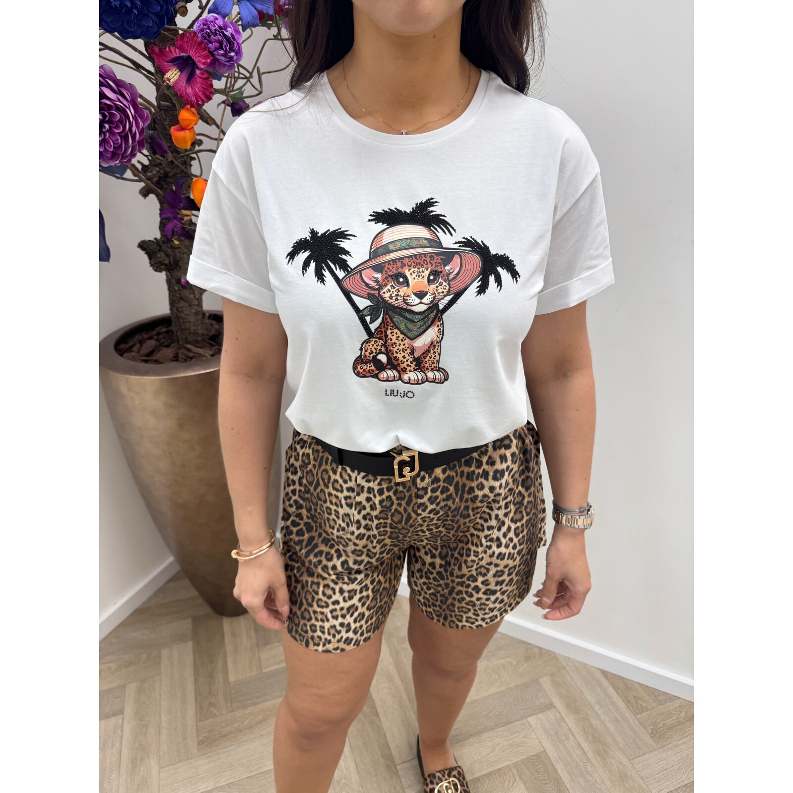 Liu-Jo T-shirt Tiger White Liu Jo 1896
