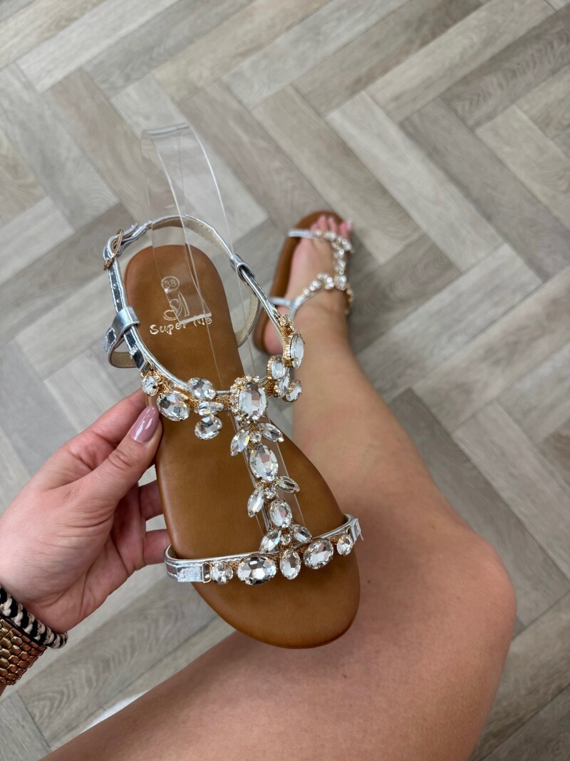 Sandaal Diamonds AM-340 Silver