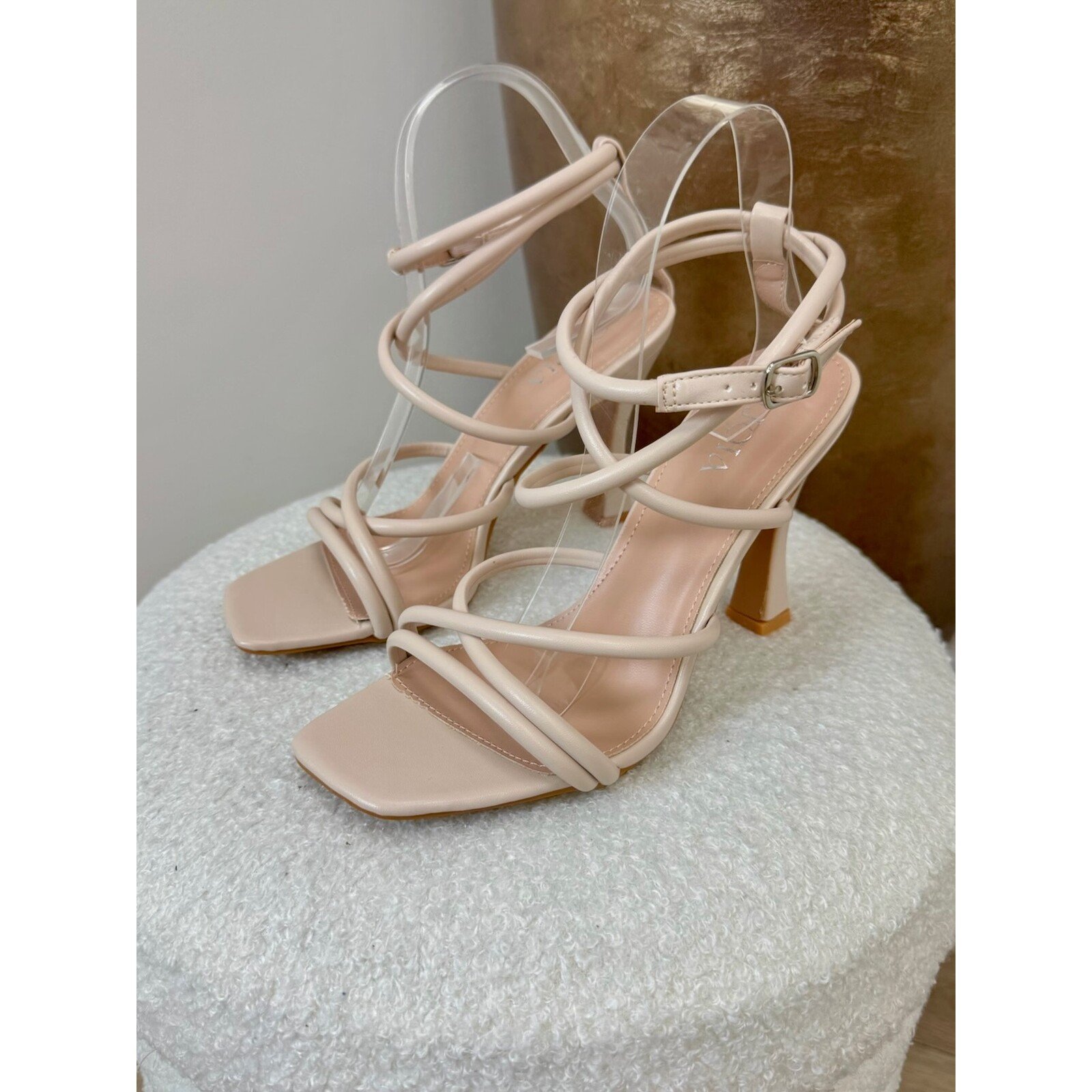 Heels Hailey H8-900 Beige