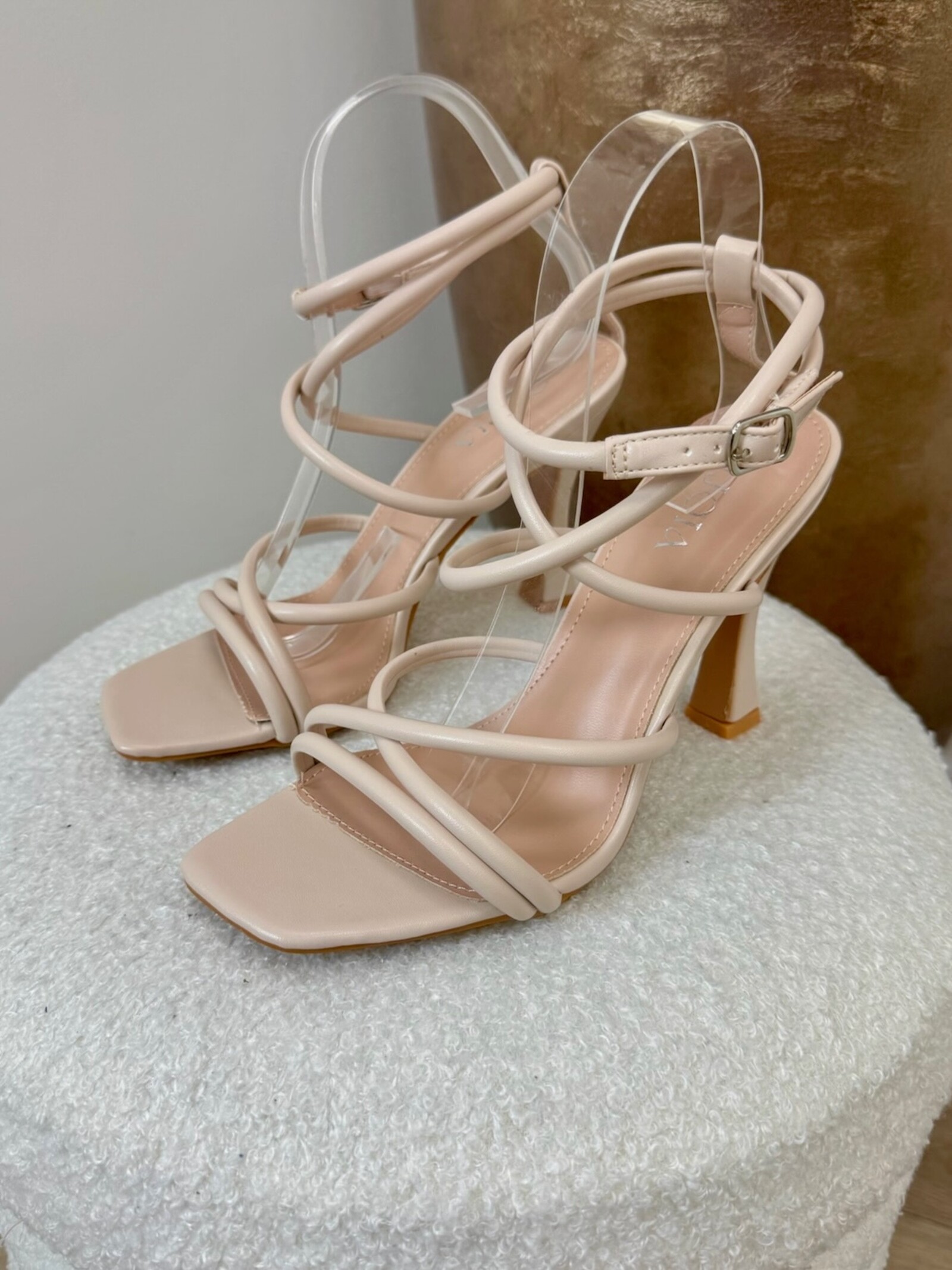 Heels Hailey H8-900 Beige