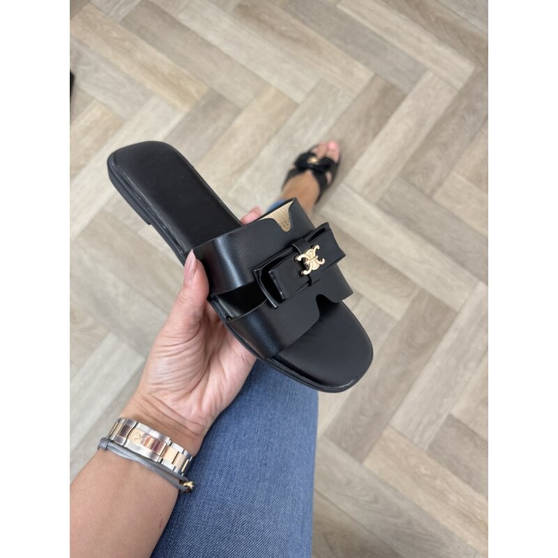 Slippers Strik Leyla H011-PL Black