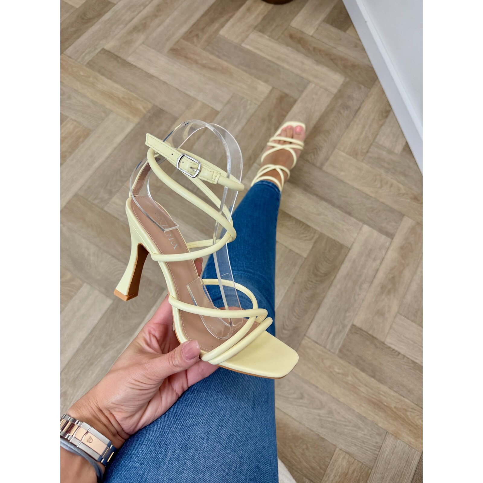 Heels Hailey H8-900 Yellow