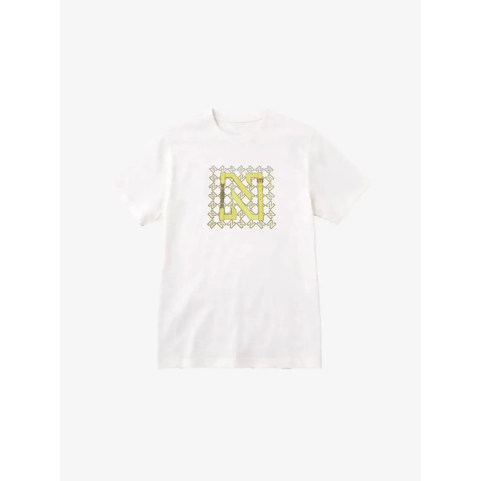 Nikkie T-shirt N chain Lemonade Star white