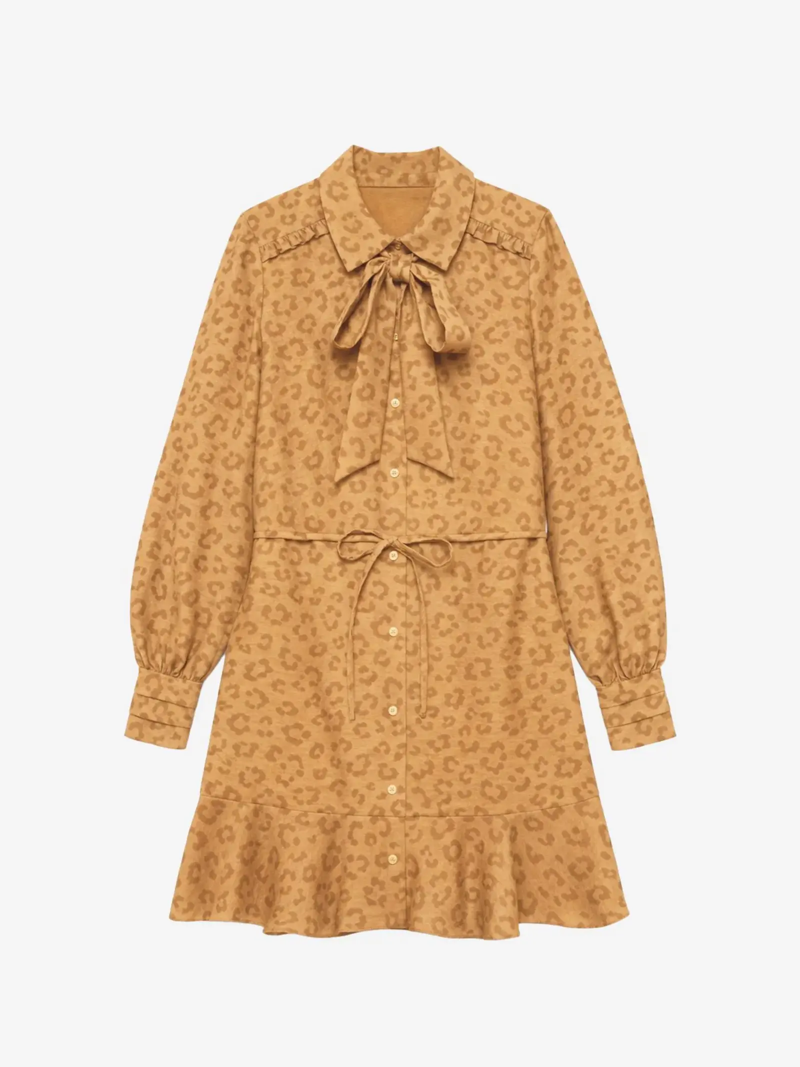 Nikkie Dress Pragues Leopard Travertine