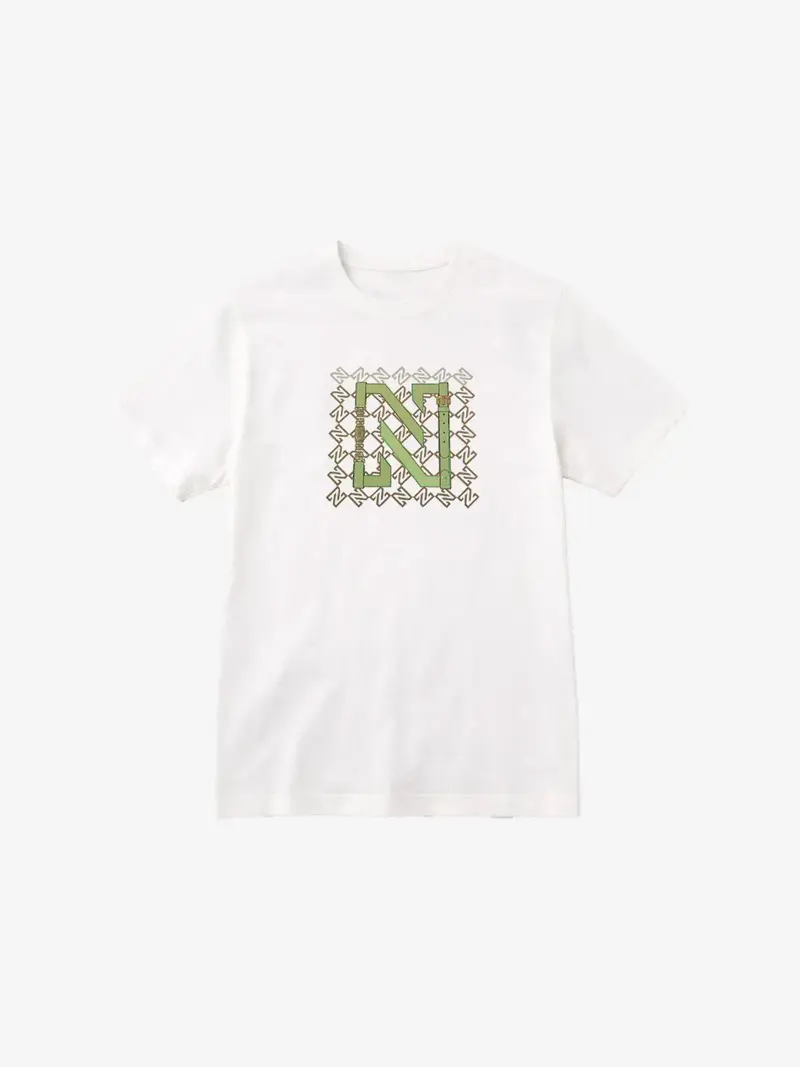 T-Shirt N Chain Star White Aloe Vera