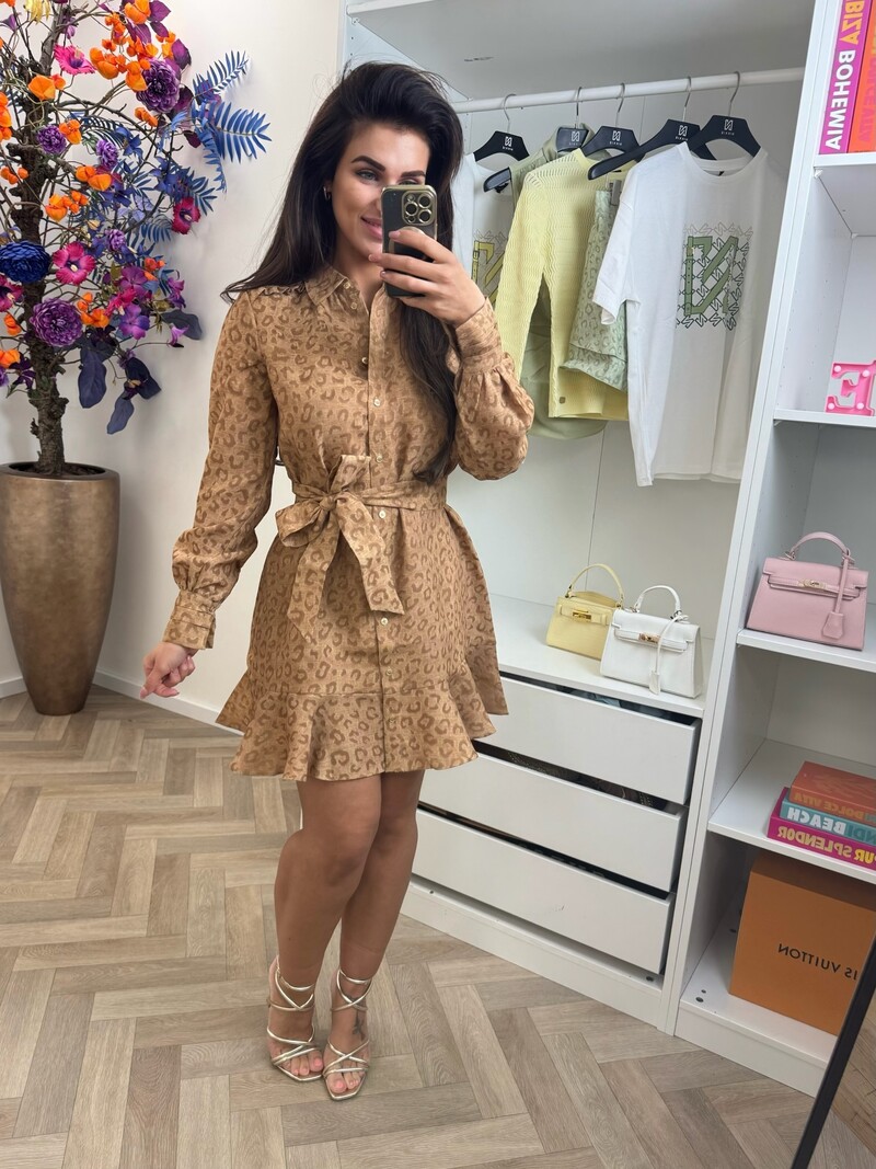 Dress Pragues Leopard Travertine